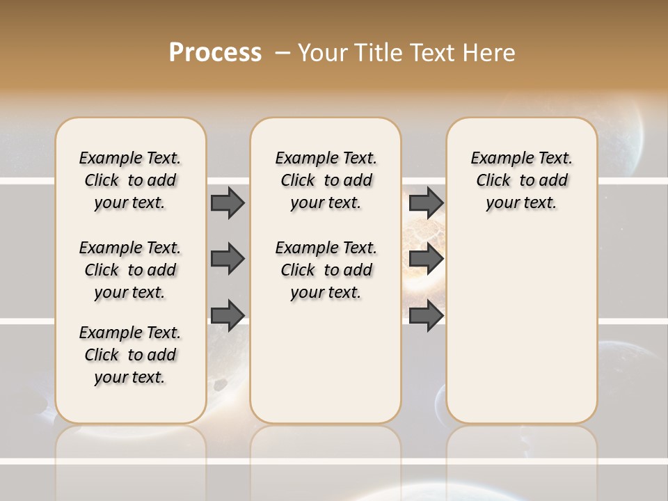 Space Alien Button PowerPoint Template
