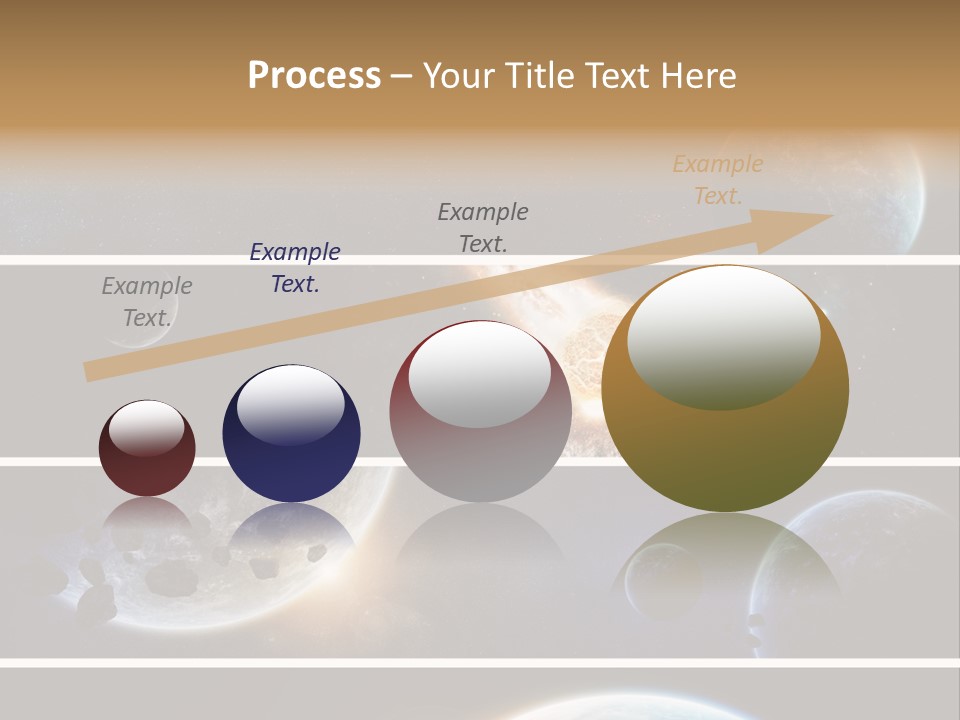 Space Alien Button PowerPoint Template