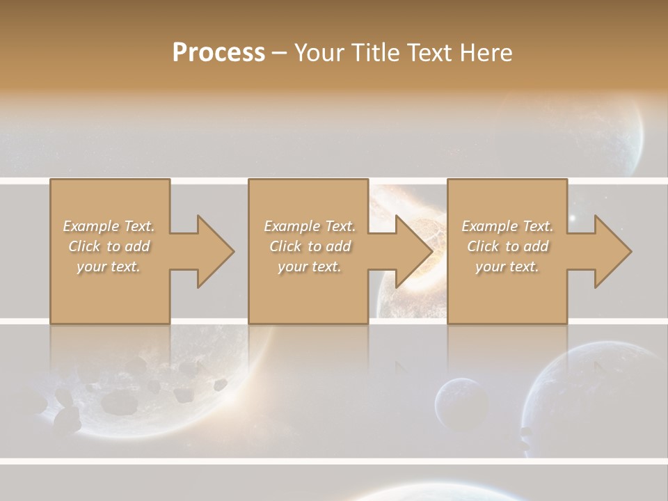 Space Alien Button PowerPoint Template