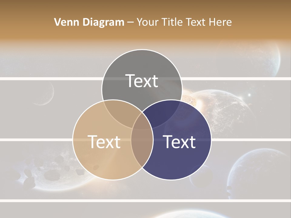 Space Alien Button PowerPoint Template