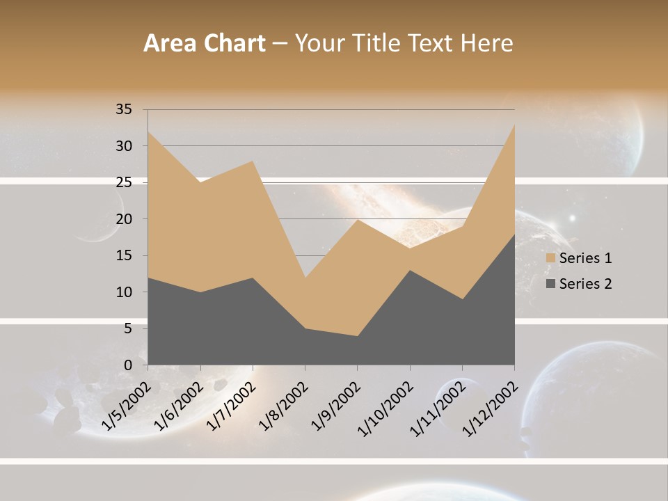 Space Alien Button PowerPoint Template