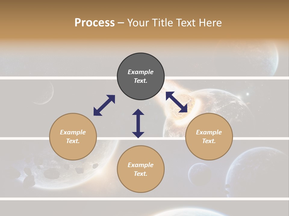 Space Alien Button PowerPoint Template
