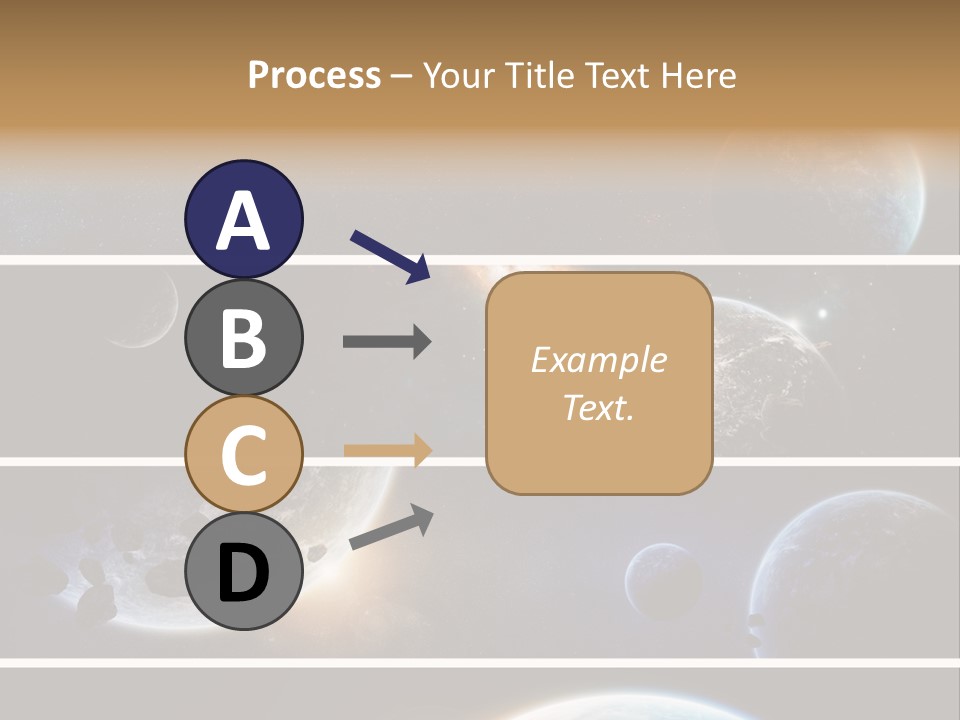 Space Alien Button PowerPoint Template