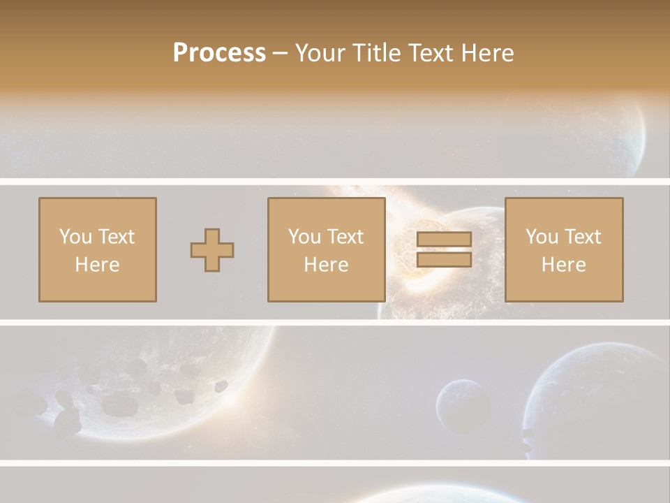 Space Alien Button PowerPoint Template