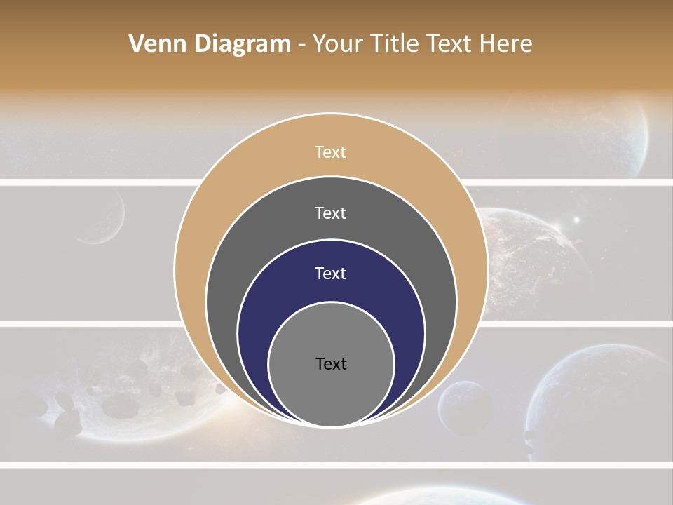 Space Alien Button PowerPoint Template