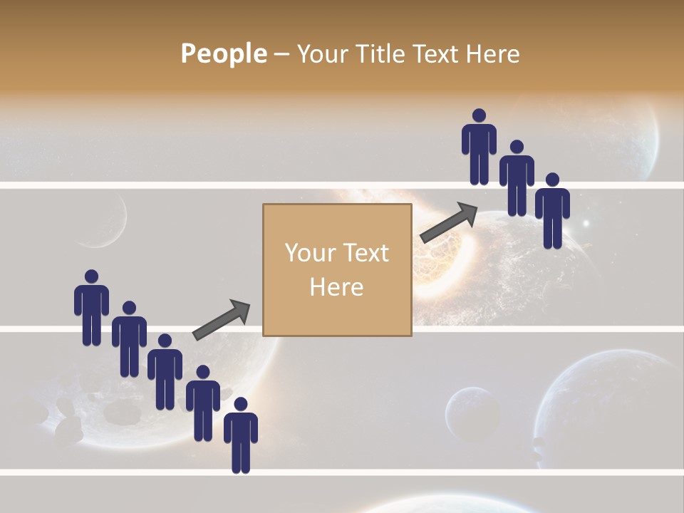 Space Alien Button PowerPoint Template