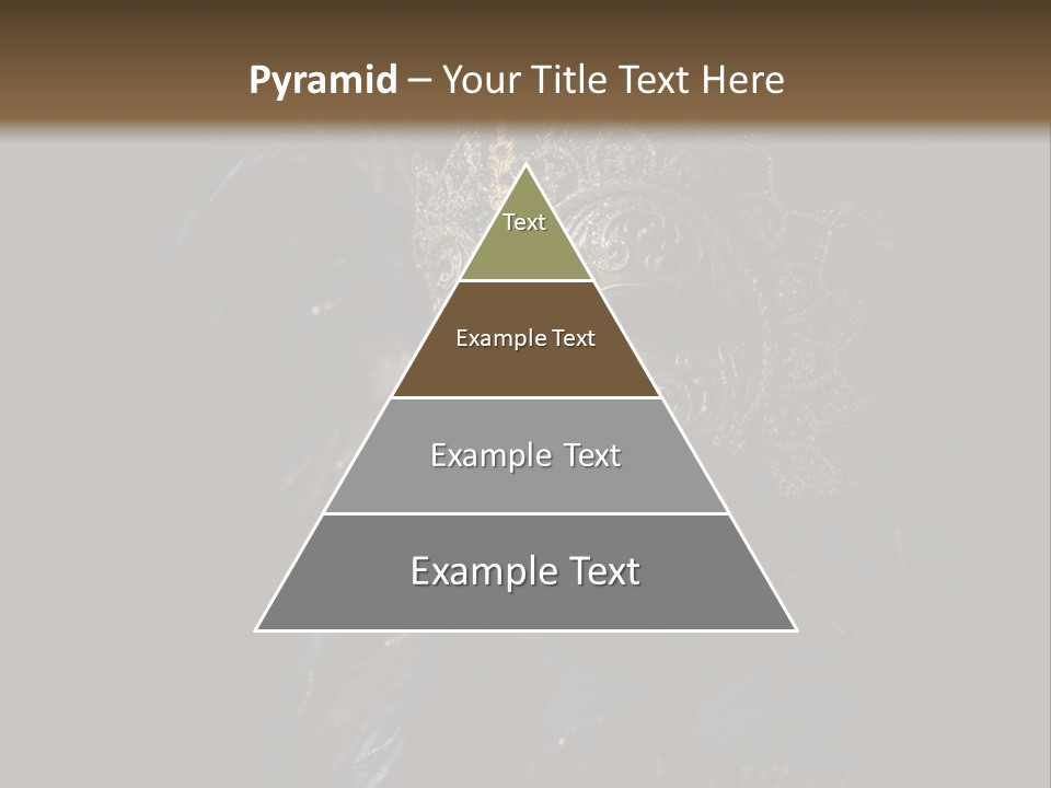 Luxurious Venetian Mask Isolated On Black PowerPoint Template