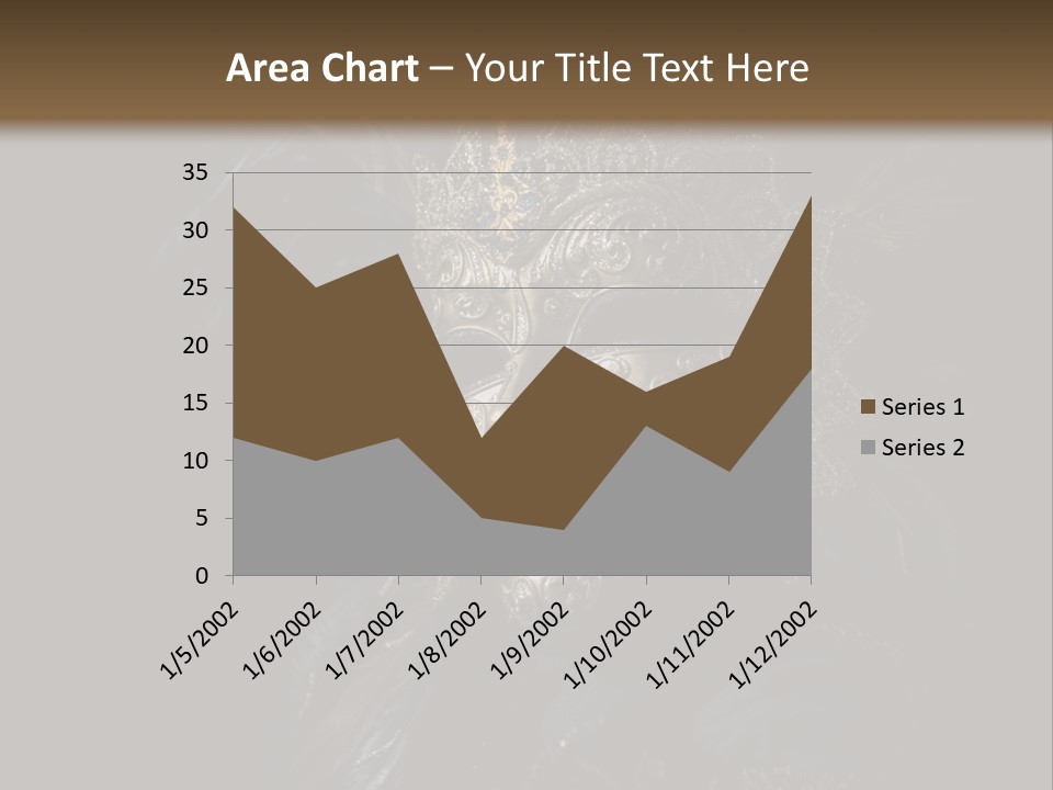 Luxurious Venetian Mask Isolated On Black PowerPoint Template