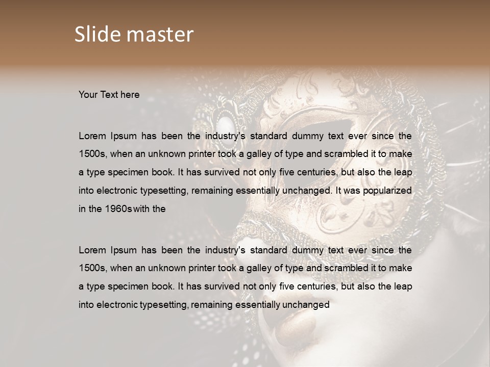 Venice Antique Fate PowerPoint Template
