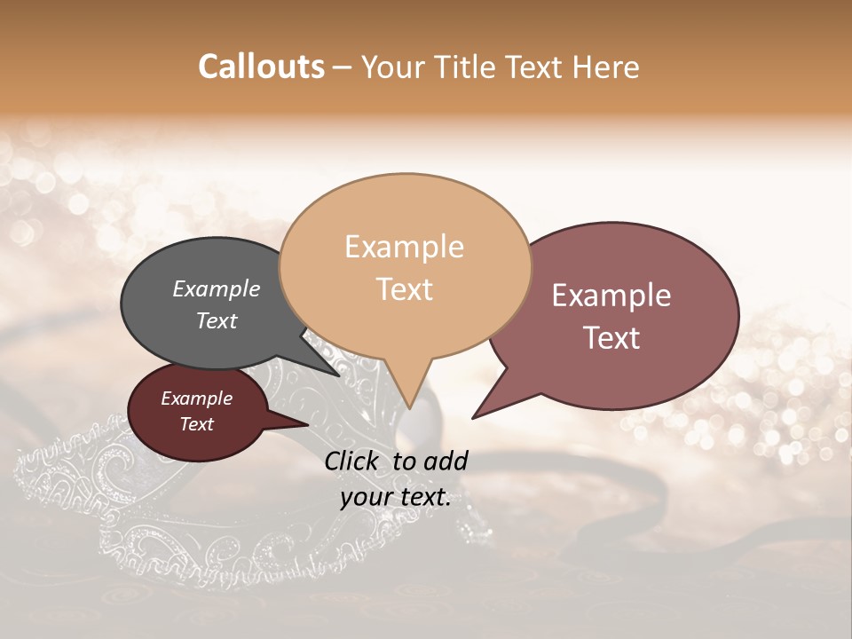 Hide Copy Space Horizontal PowerPoint Template