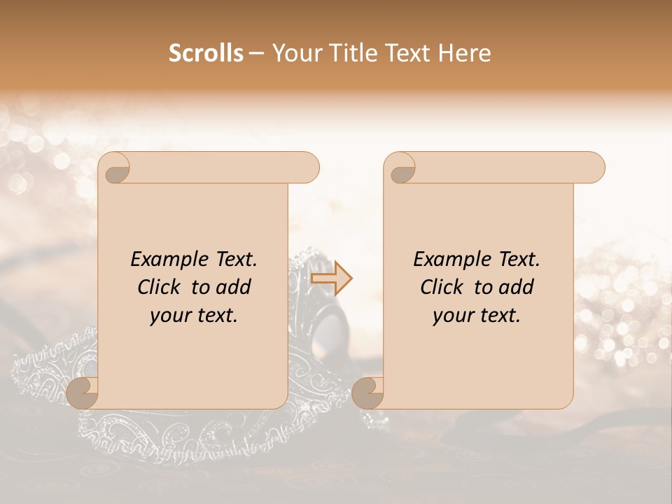 Hide Copy Space Horizontal PowerPoint Template