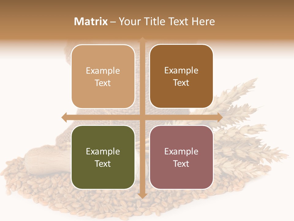 Background Brown Jute PowerPoint Template