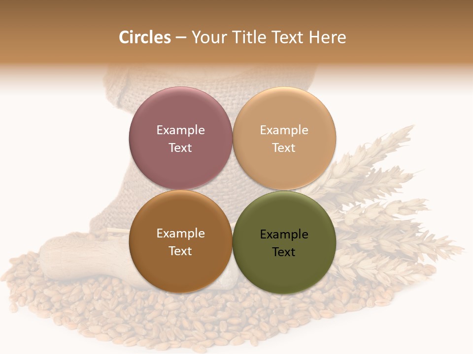 Background Brown Jute PowerPoint Template