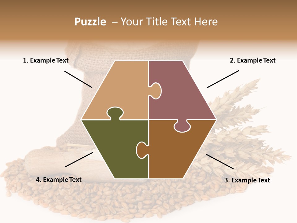 Background Brown Jute PowerPoint Template