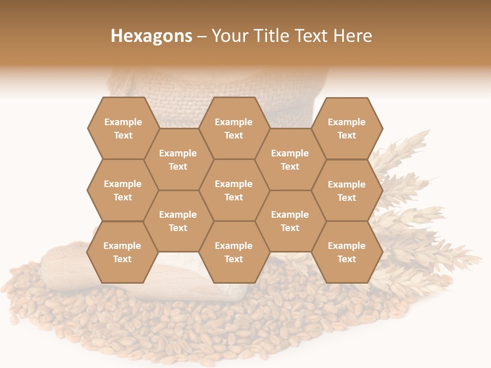 Background Brown Jute PowerPoint Template