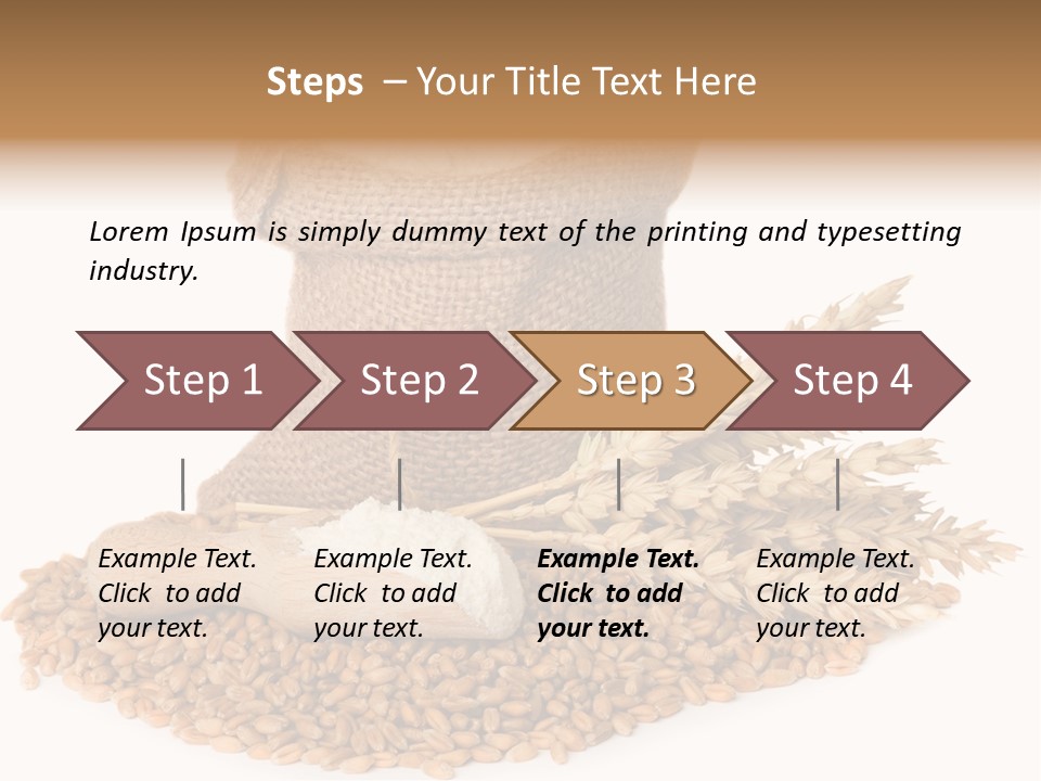 Background Brown Jute PowerPoint Template