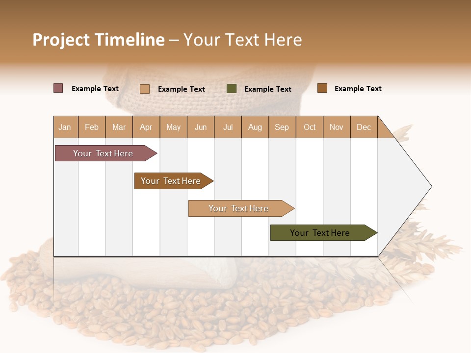 Background Brown Jute PowerPoint Template