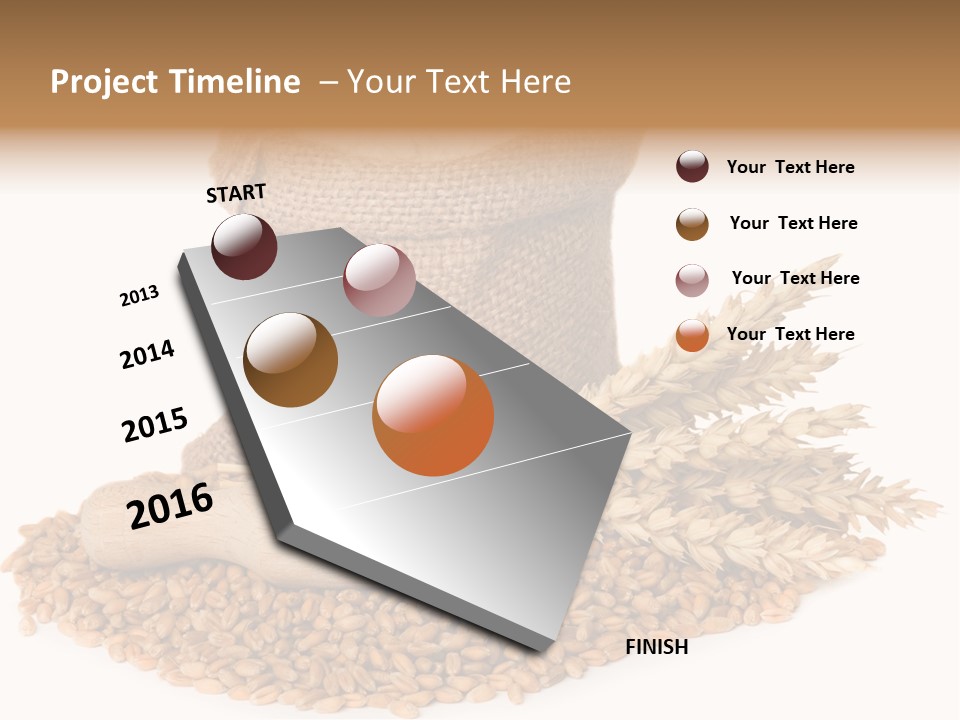 Background Brown Jute PowerPoint Template