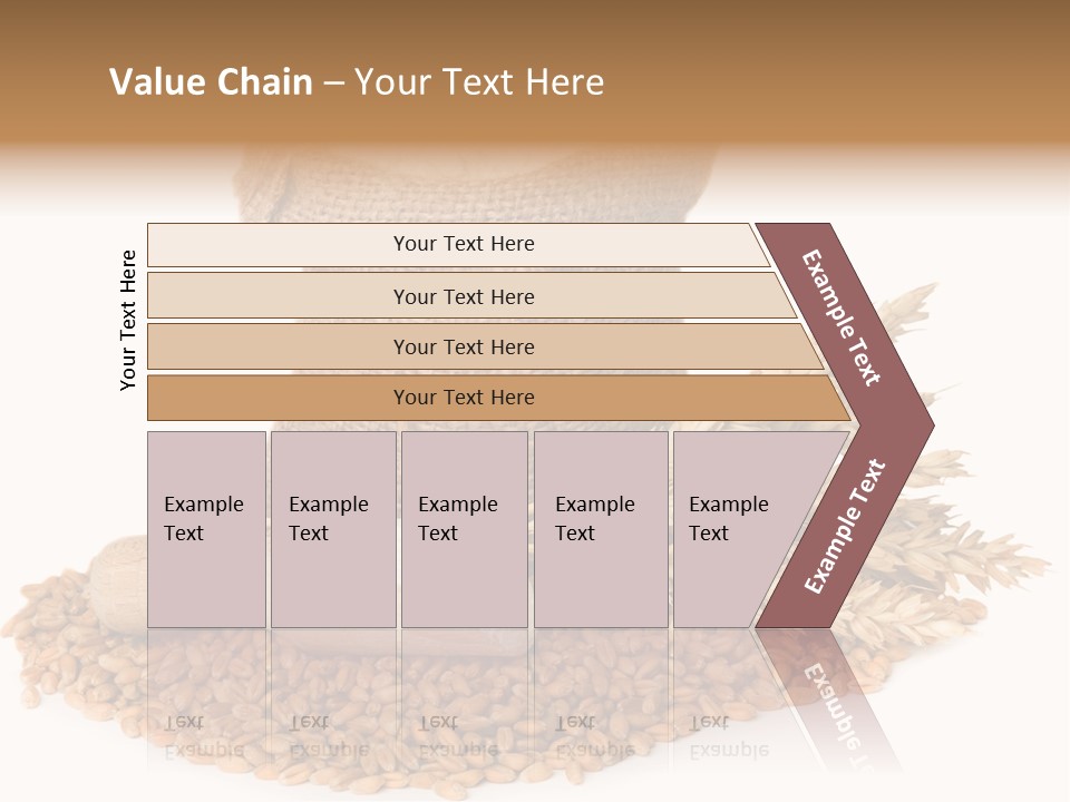 Background Brown Jute PowerPoint Template