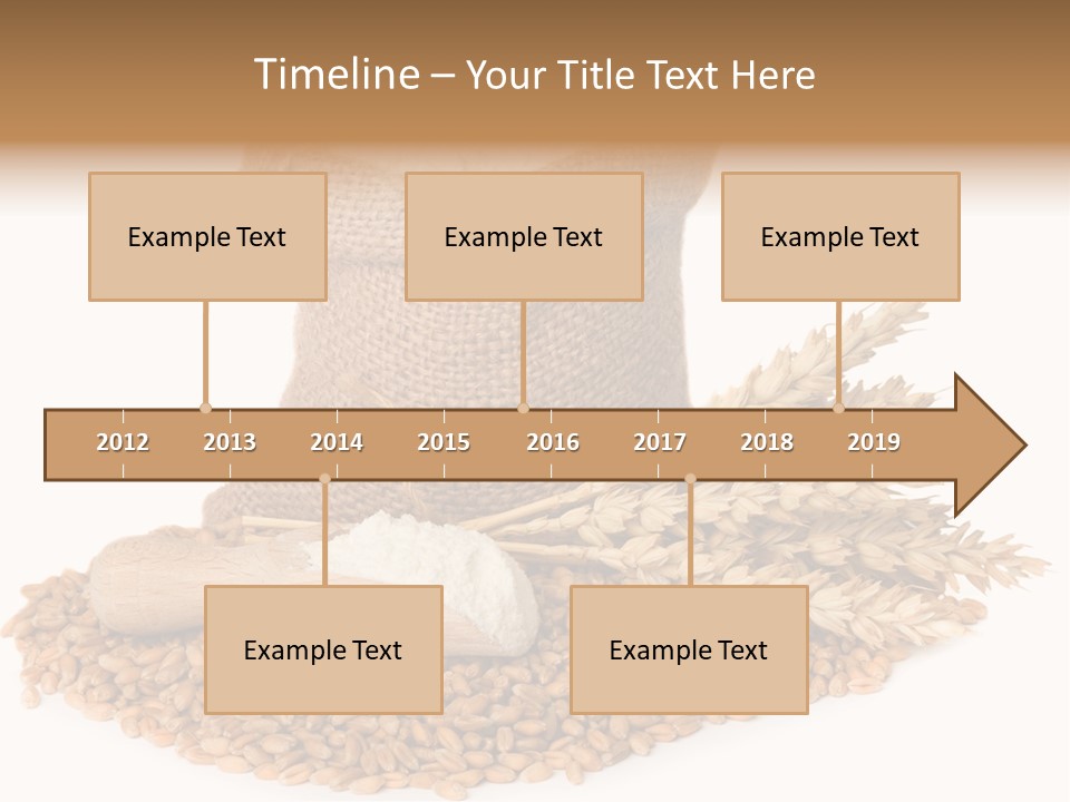 Background Brown Jute PowerPoint Template