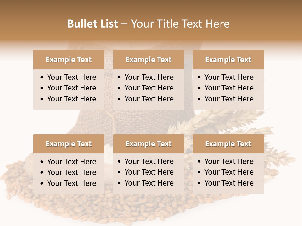 Background Brown Jute PowerPoint Template