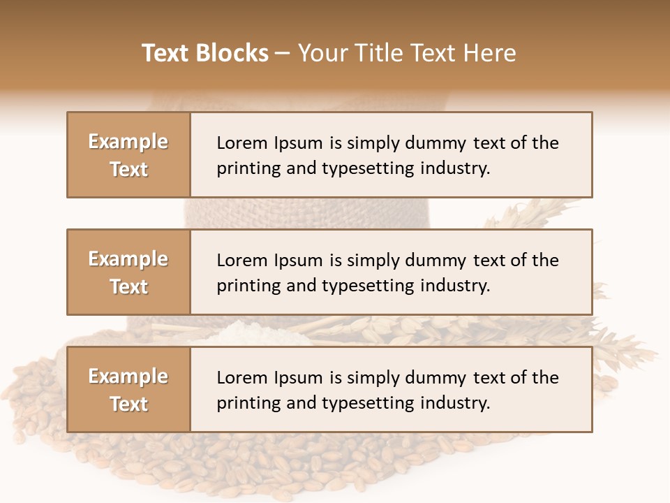 Background Brown Jute PowerPoint Template