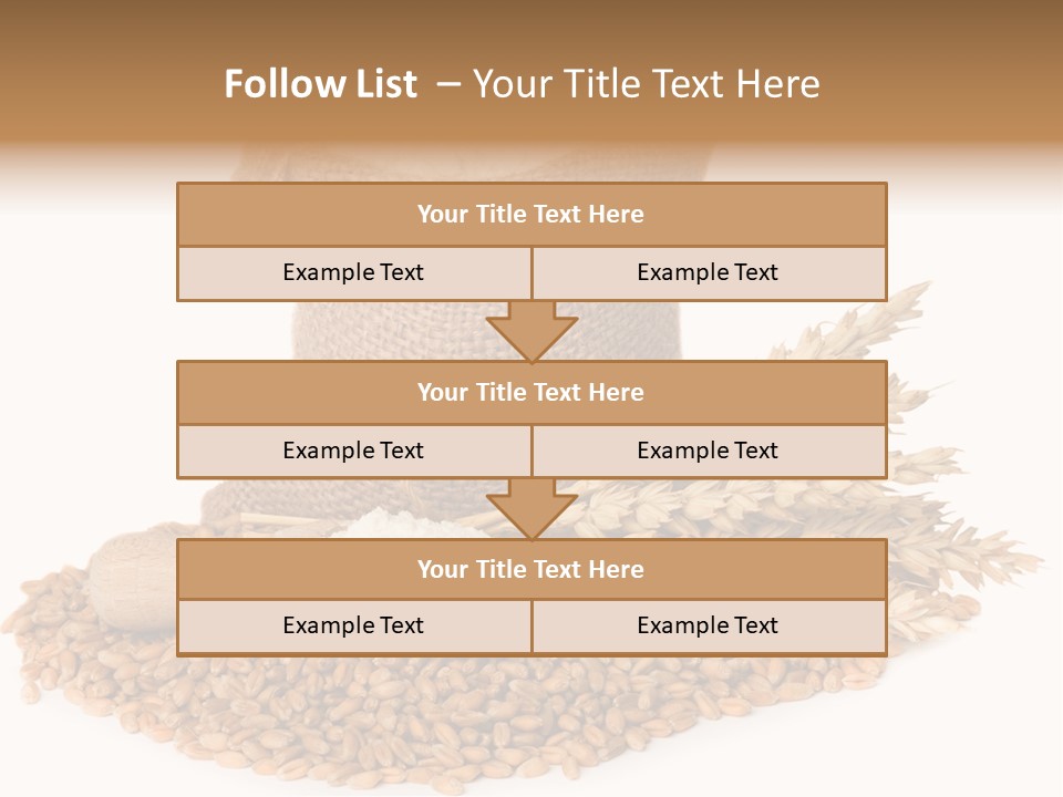 Background Brown Jute PowerPoint Template