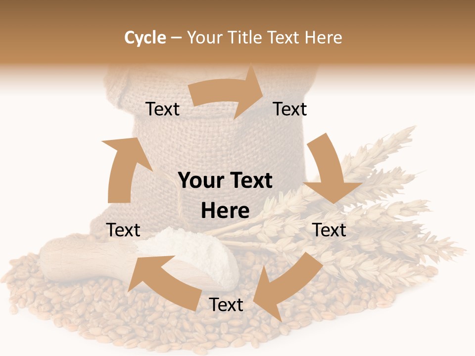 Background Brown Jute PowerPoint Template