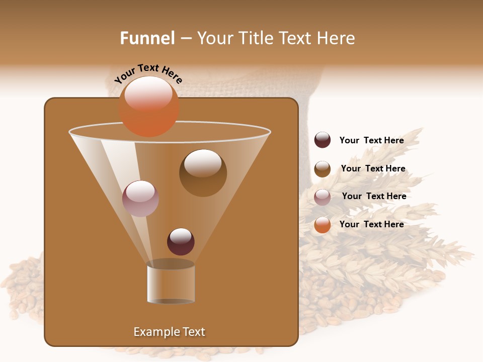 Background Brown Jute PowerPoint Template