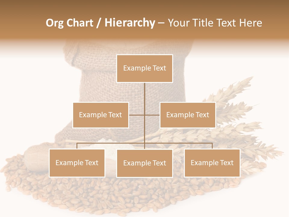 Background Brown Jute PowerPoint Template