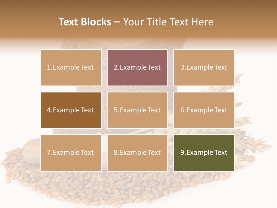 Background Brown Jute PowerPoint Template