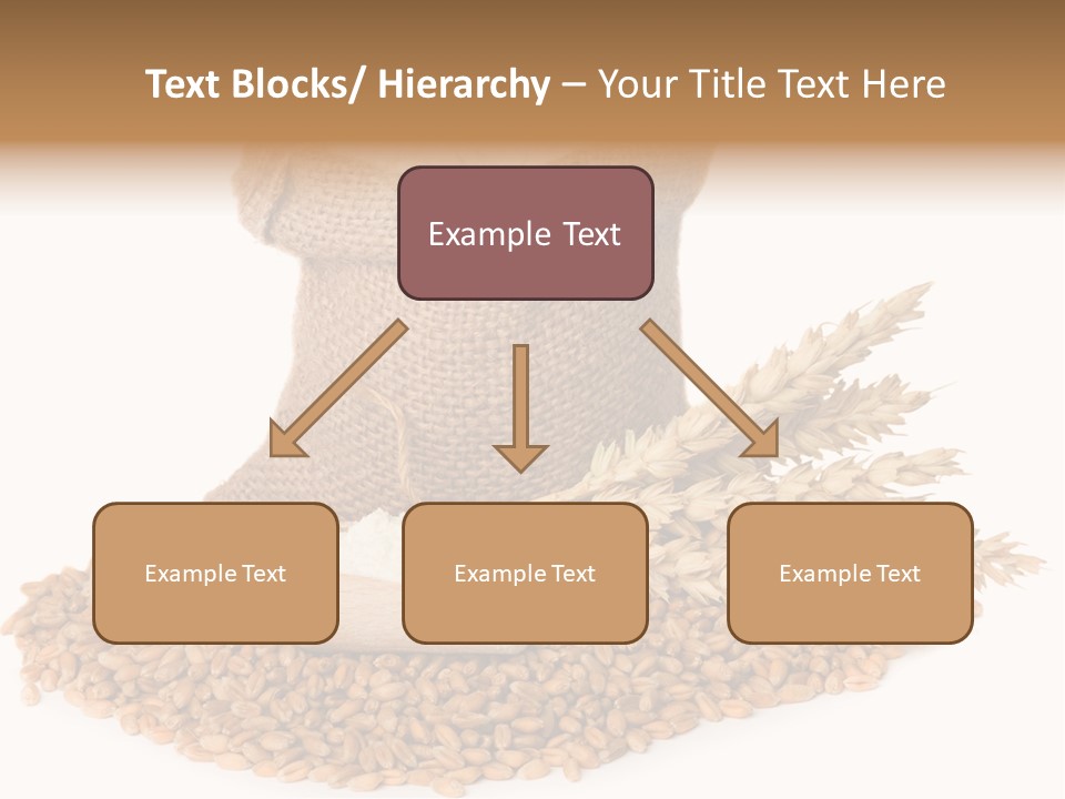 Background Brown Jute PowerPoint Template
