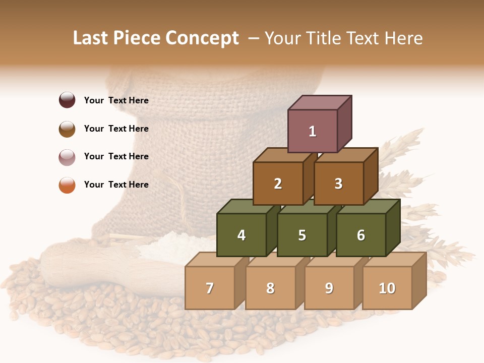 Background Brown Jute PowerPoint Template