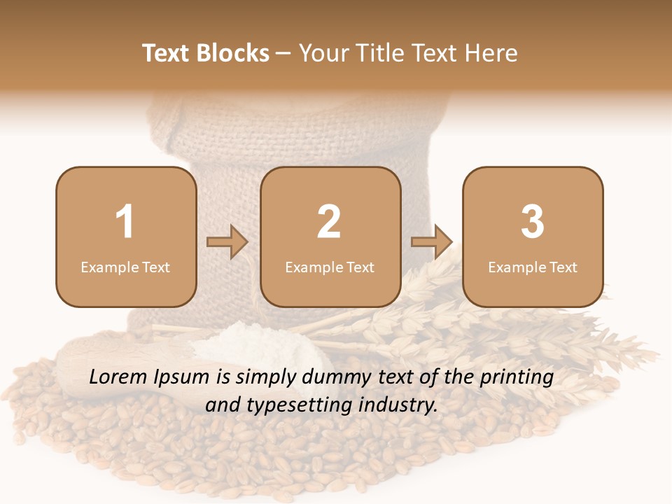 Background Brown Jute PowerPoint Template