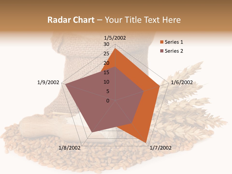 Background Brown Jute PowerPoint Template