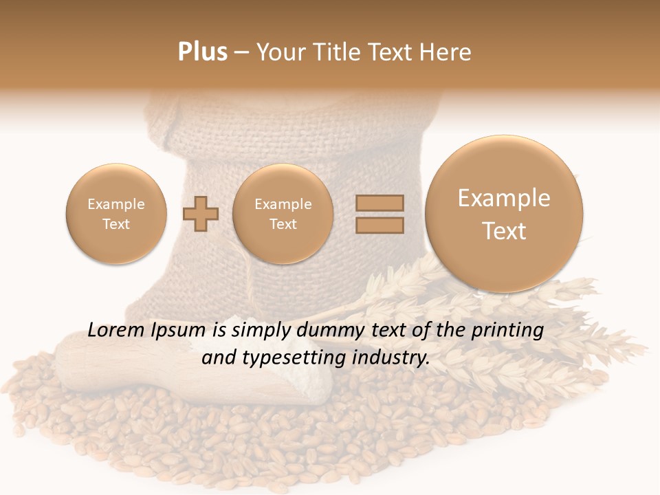 Background Brown Jute PowerPoint Template
