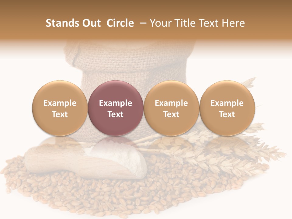 Background Brown Jute PowerPoint Template