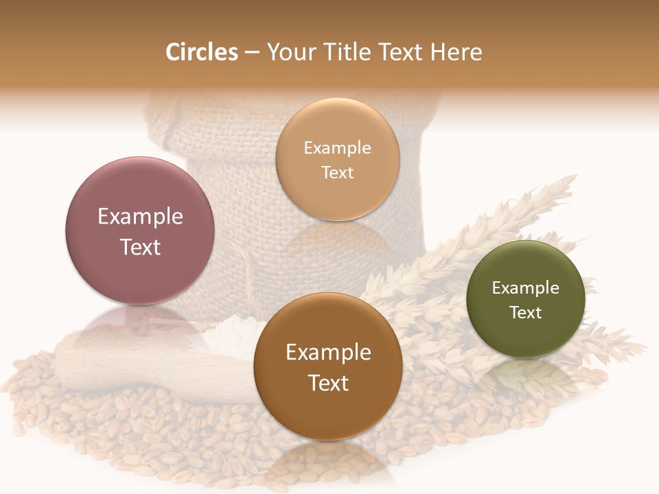 Background Brown Jute PowerPoint Template