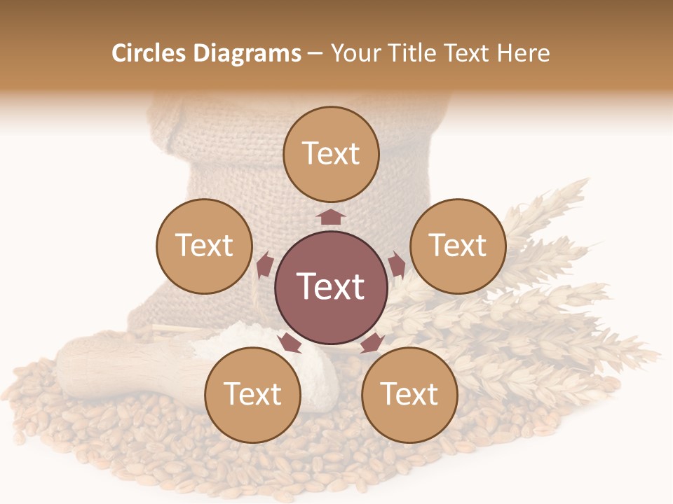 Background Brown Jute PowerPoint Template