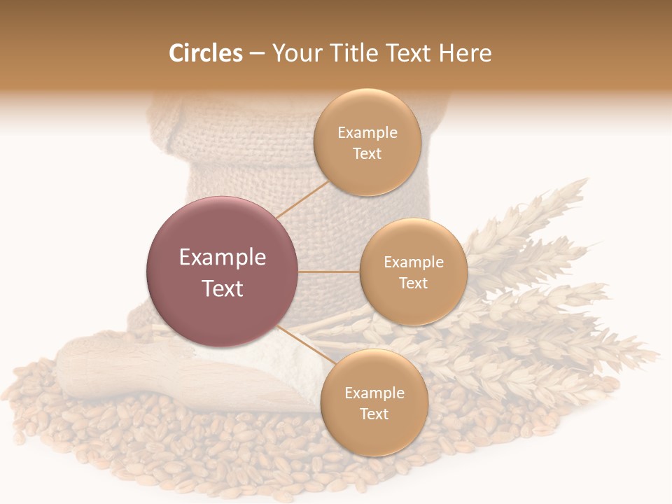 Background Brown Jute PowerPoint Template