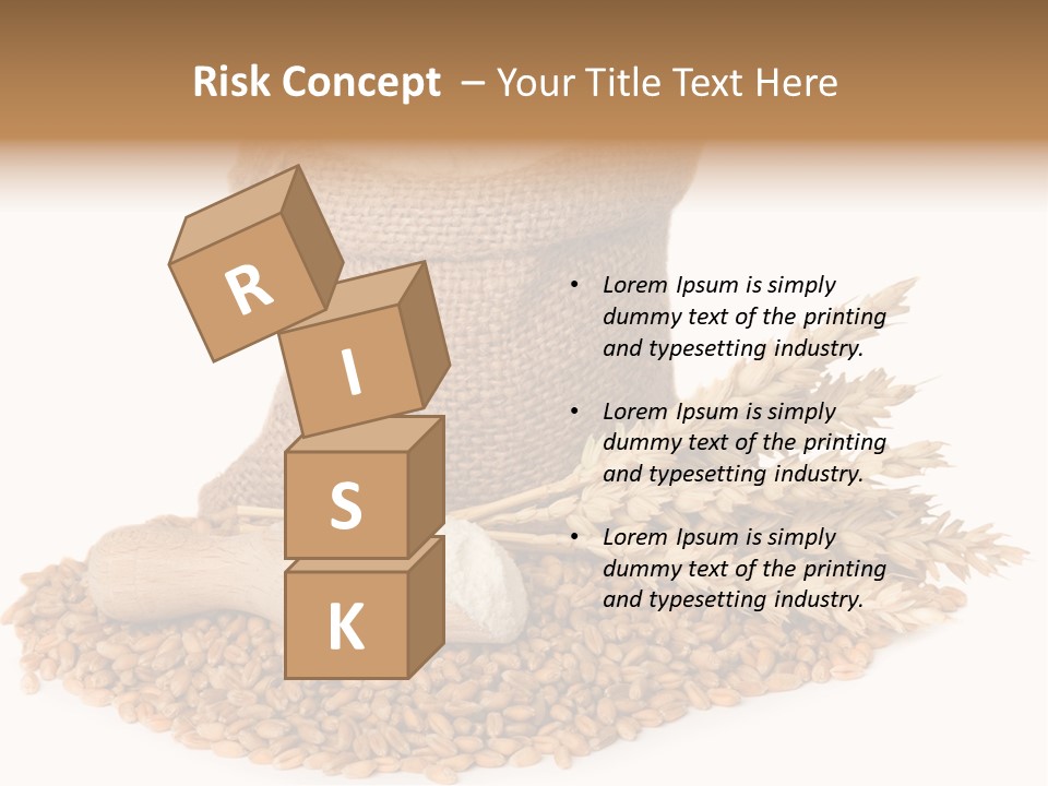 Background Brown Jute PowerPoint Template