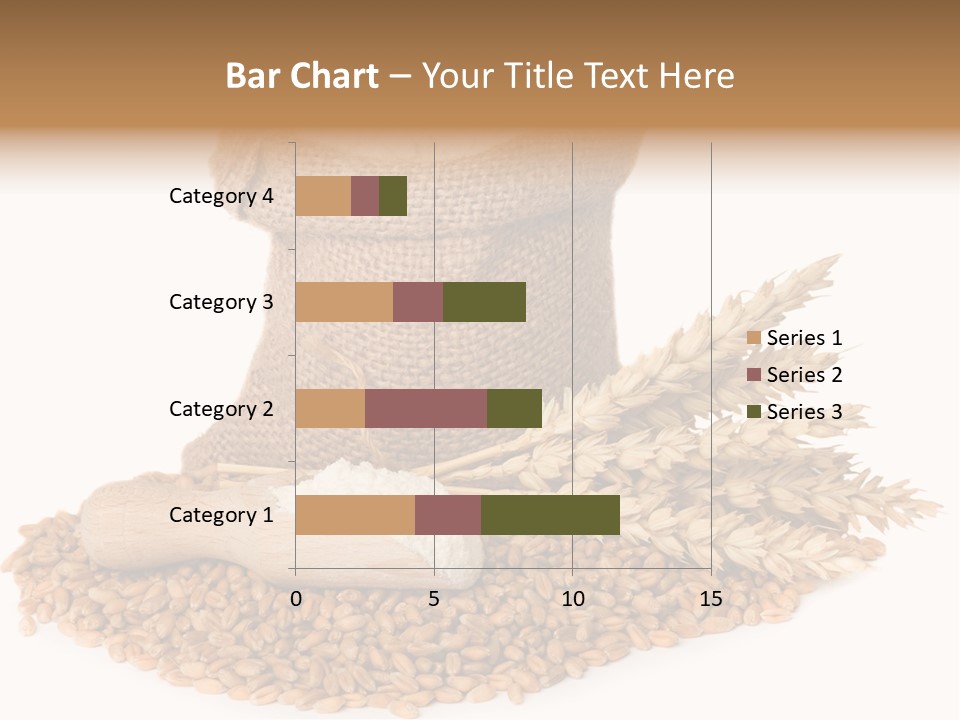 Background Brown Jute PowerPoint Template