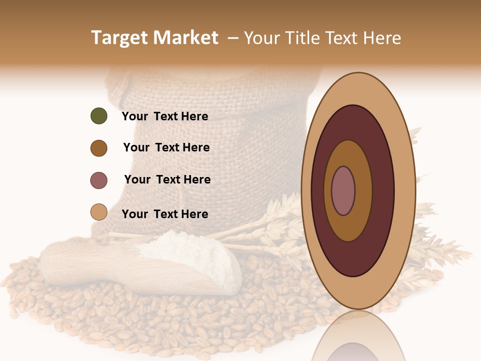 Background Brown Jute PowerPoint Template