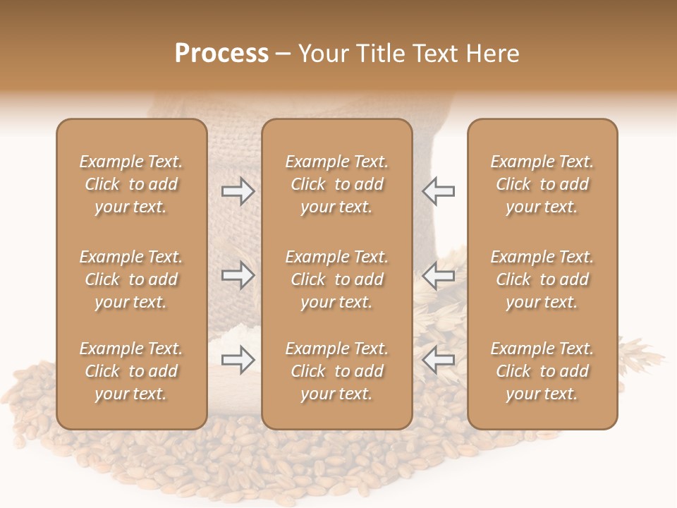 Background Brown Jute PowerPoint Template