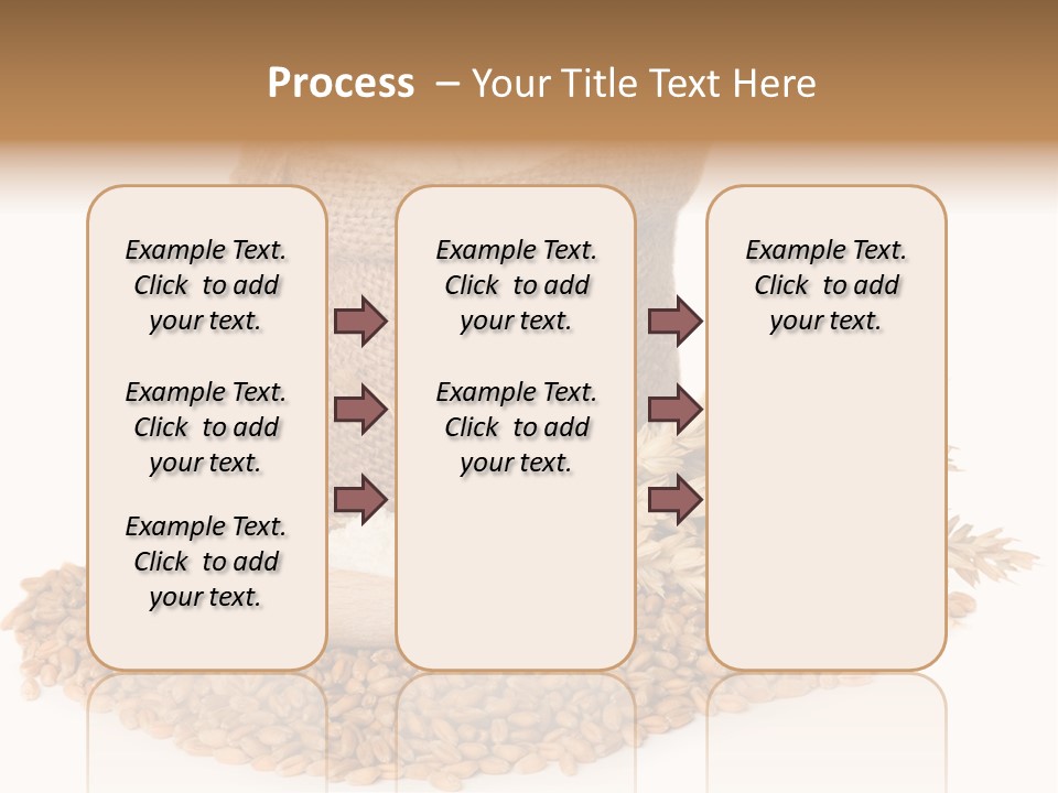 Background Brown Jute PowerPoint Template