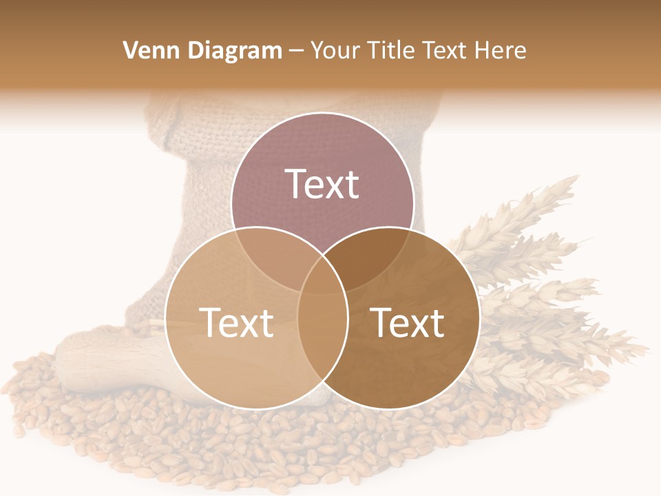 Background Brown Jute PowerPoint Template