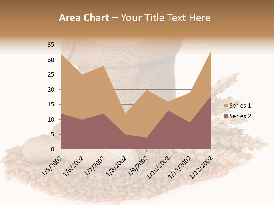 Background Brown Jute PowerPoint Template