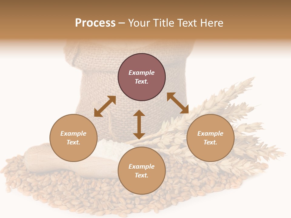 Background Brown Jute PowerPoint Template