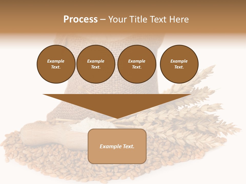 Background Brown Jute PowerPoint Template