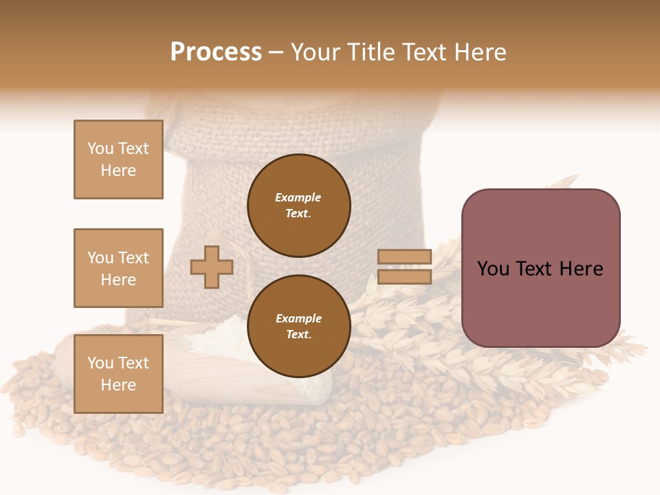 Background Brown Jute PowerPoint Template